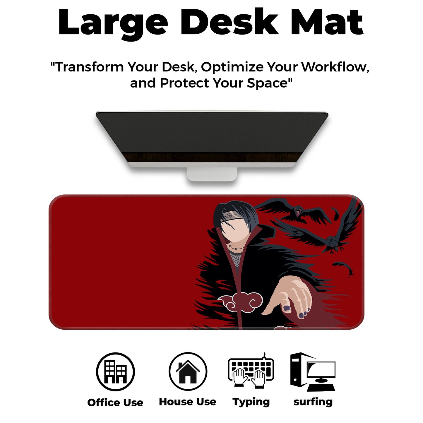 Itachi - Minimal - II - E-XL Mousepad