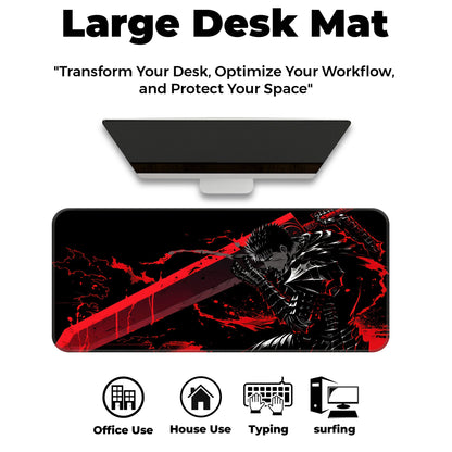 Berserk - Guts - XXL Mousepad