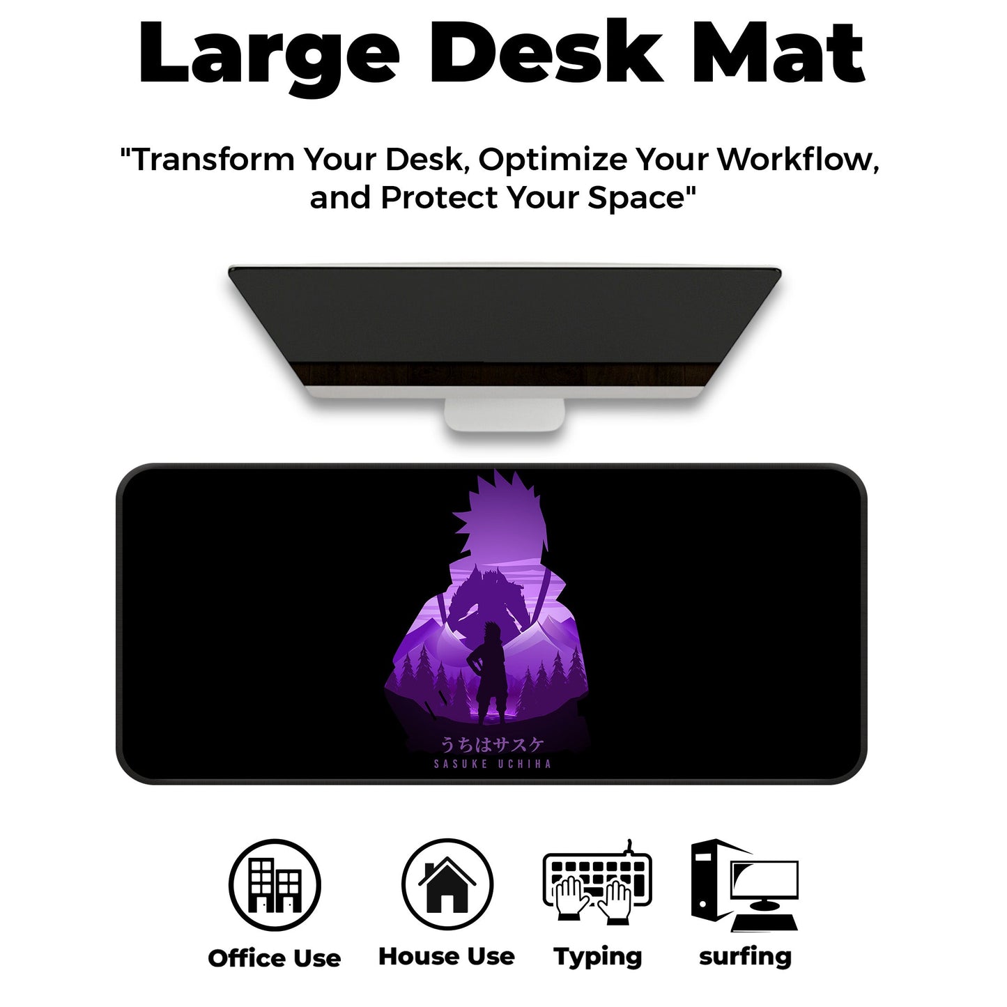 Uchiha Sasuke - XXL Mousepad