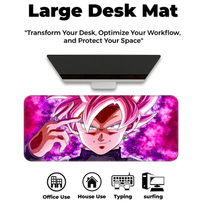 DBZ - Goku Black - SSJ Rose - E-XL Mousepad