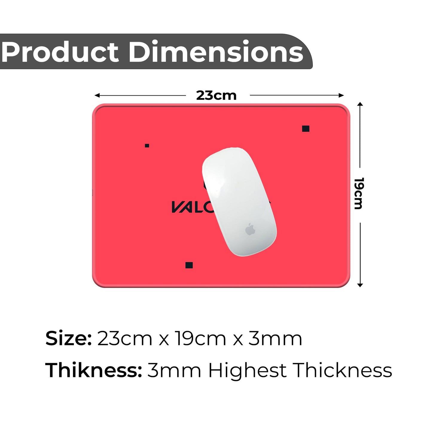 Valorant Logo - S Size Mousepad