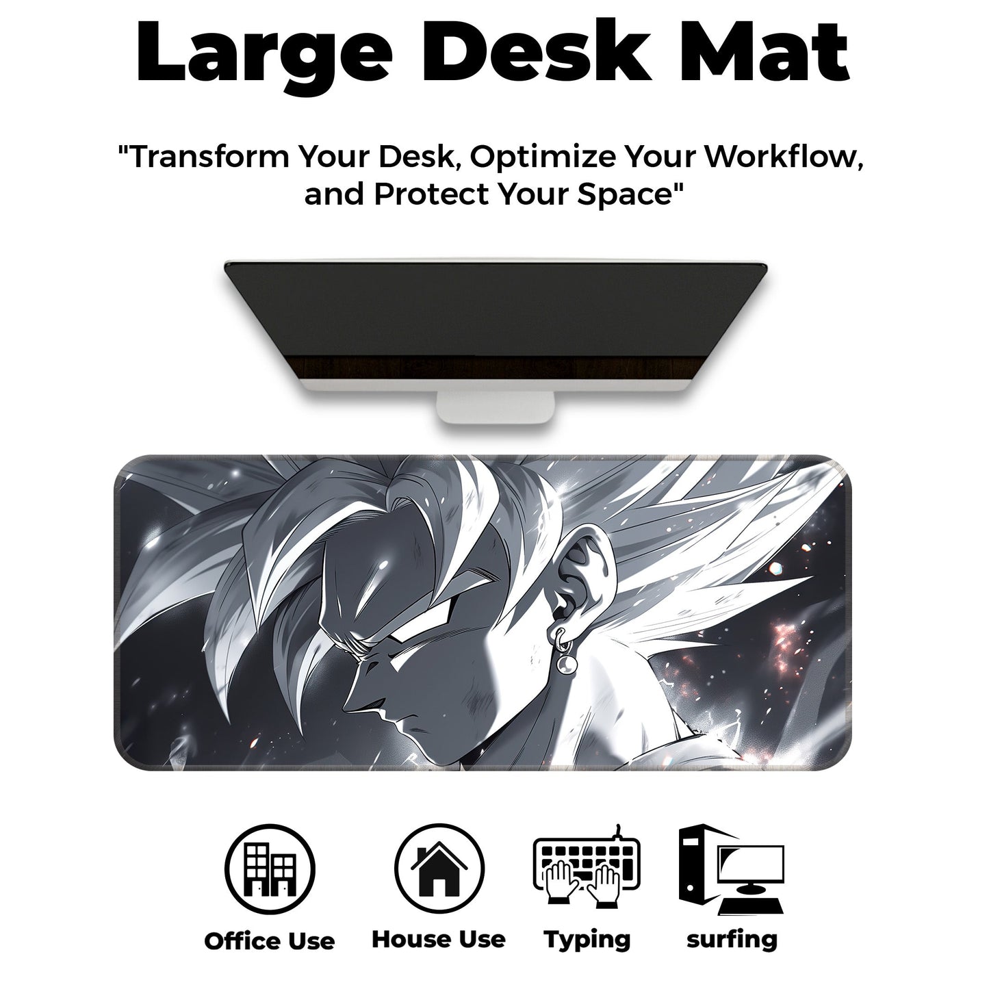 DBZ - Goku Ultra Instinct - XL Mousepad