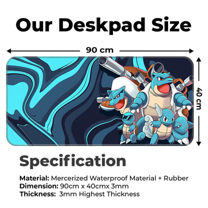 Squirtle Family - XXL Mousepad