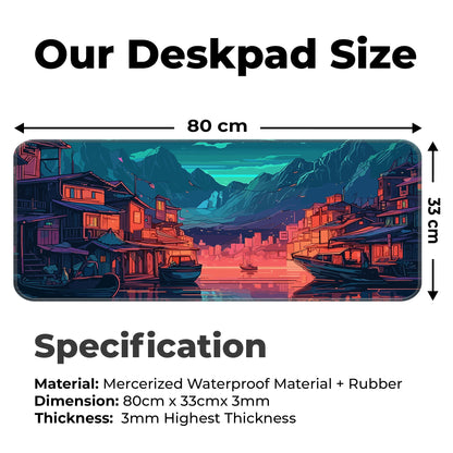 River Night City - E-XL Mousepad