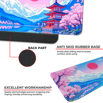 Japanese Temple - XL Mousepad