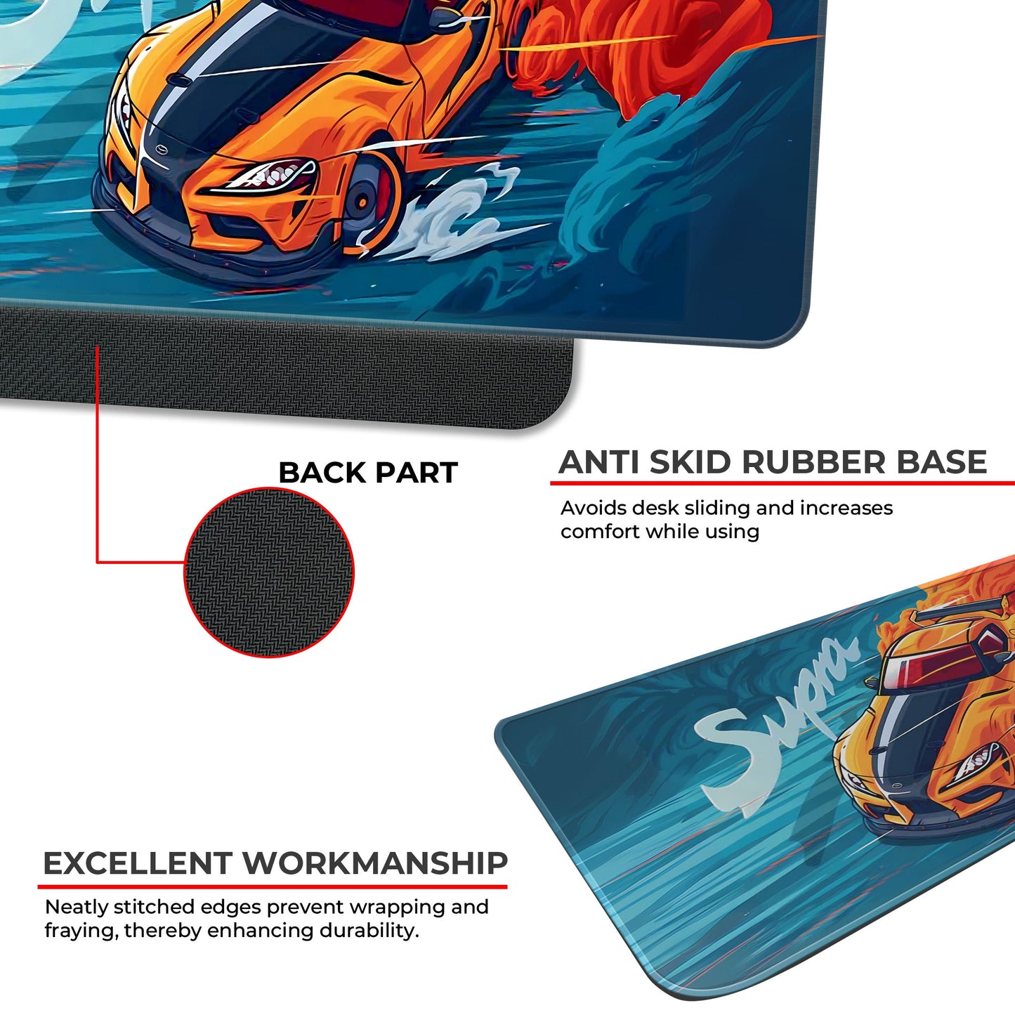Toyota Supra - E-XL Mousepad