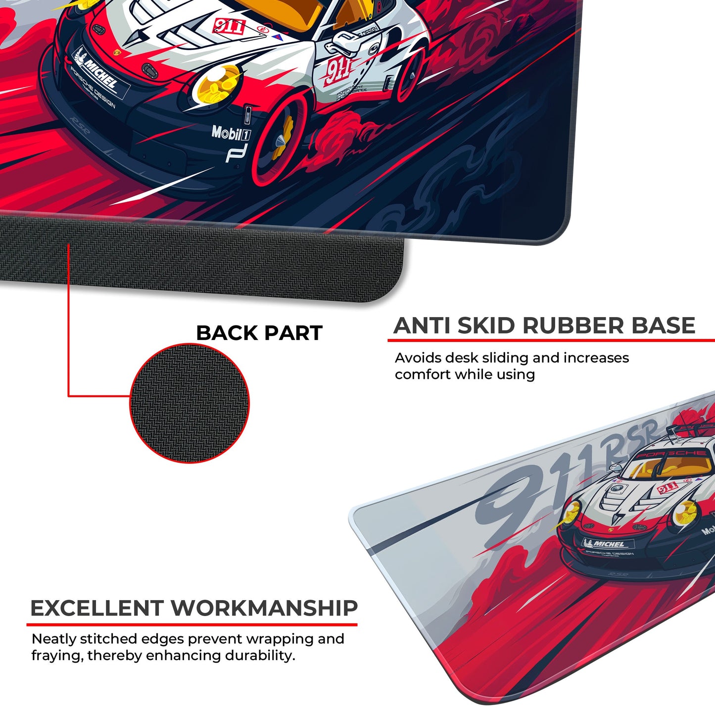 Porshe 911 - E-XL Mousepad