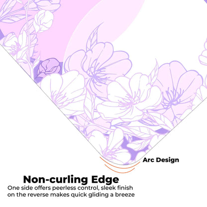 Sakura Circles - Lavender - XXL Mousepad