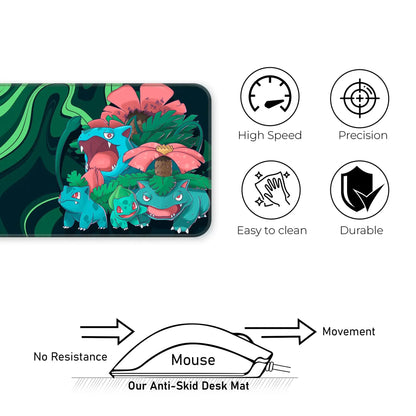 Bulbasaur Family - XXL Mousepad