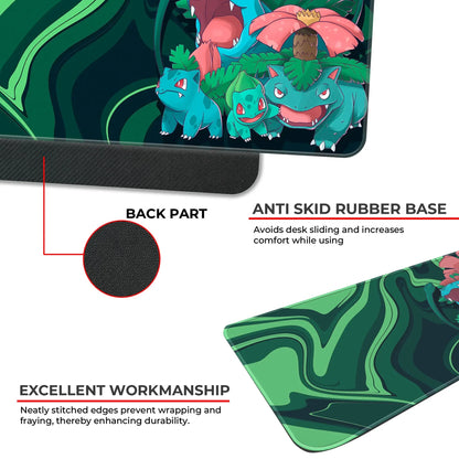 Bulbasaur Family - E-XL Mousepad