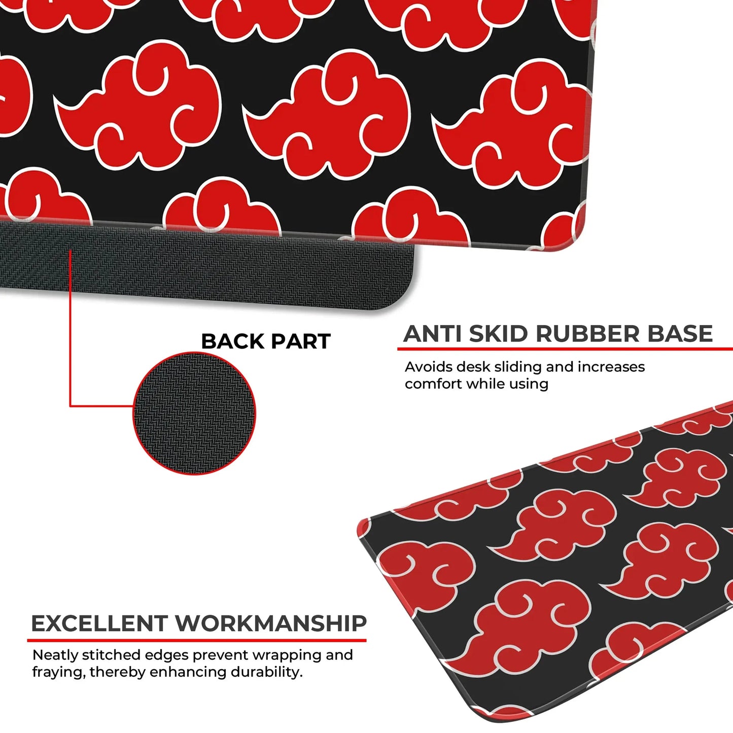 Naruto - Akatsuki Cryst - XL Mousepad