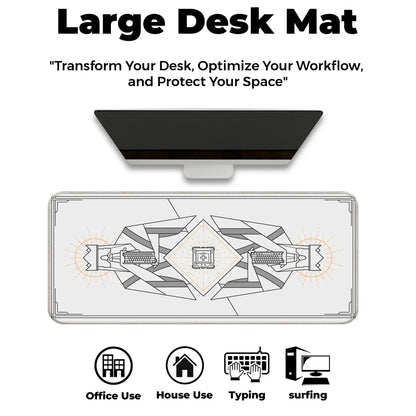 Minimal Keycap - Off White - XXL Mousepad