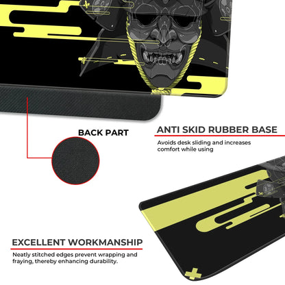 Cyber Oni - Yellow - E-XL Mousepad