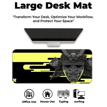 Cyber Oni - Yellow - XL Mousepad