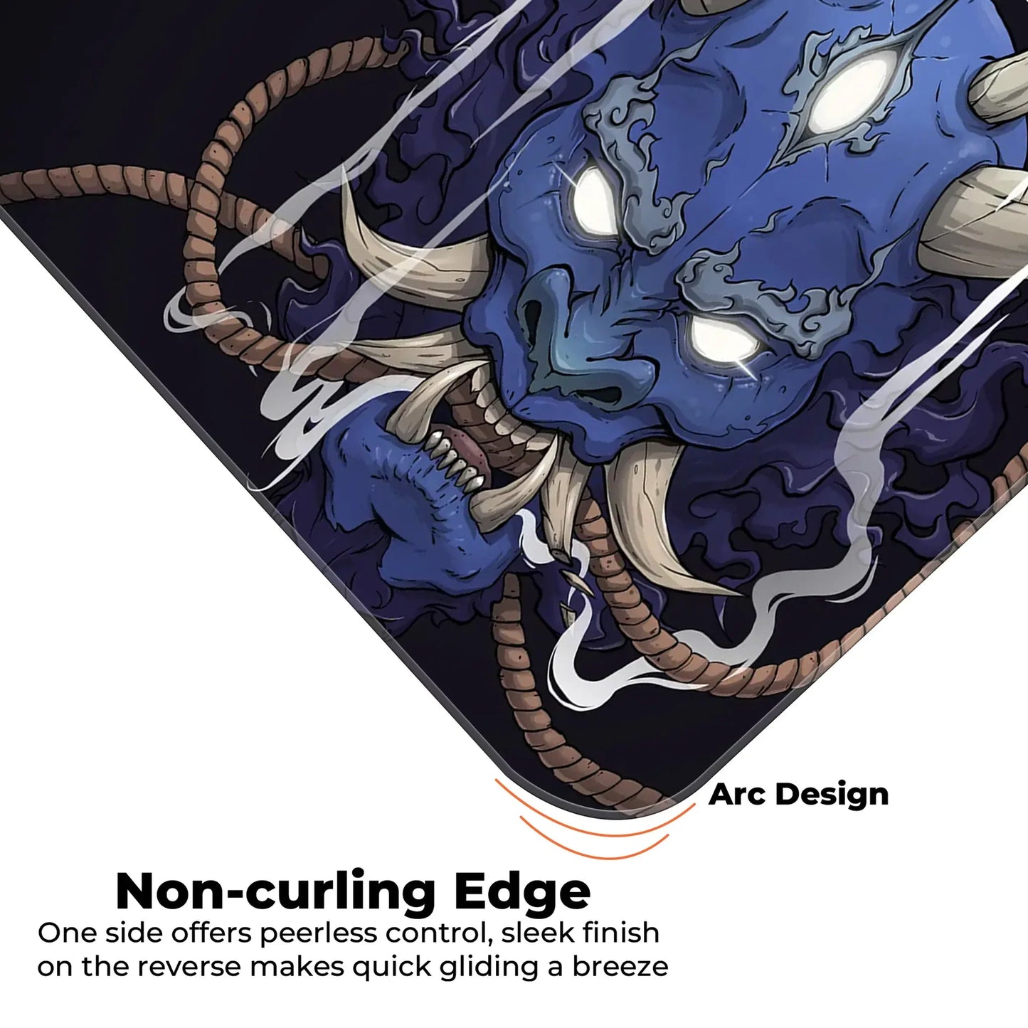 Demon Oni - Blue - XL Mousepad
