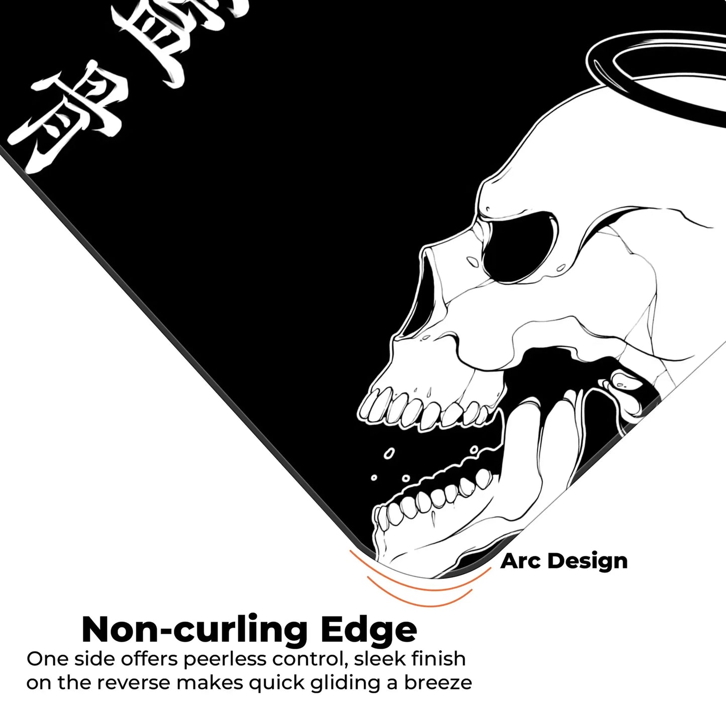 Devil or Angel - Black - E-XL Mousepad