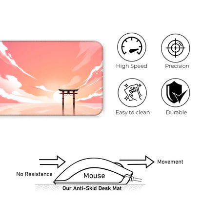 Tori Gate - Sunset - E-XL Mousepad