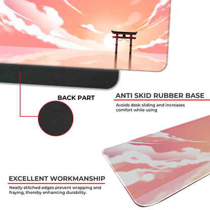 Tori Gate - Sunset - E-XL Mousepad