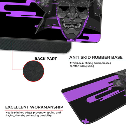 Cyber Oni - Purple - XL Mousepad