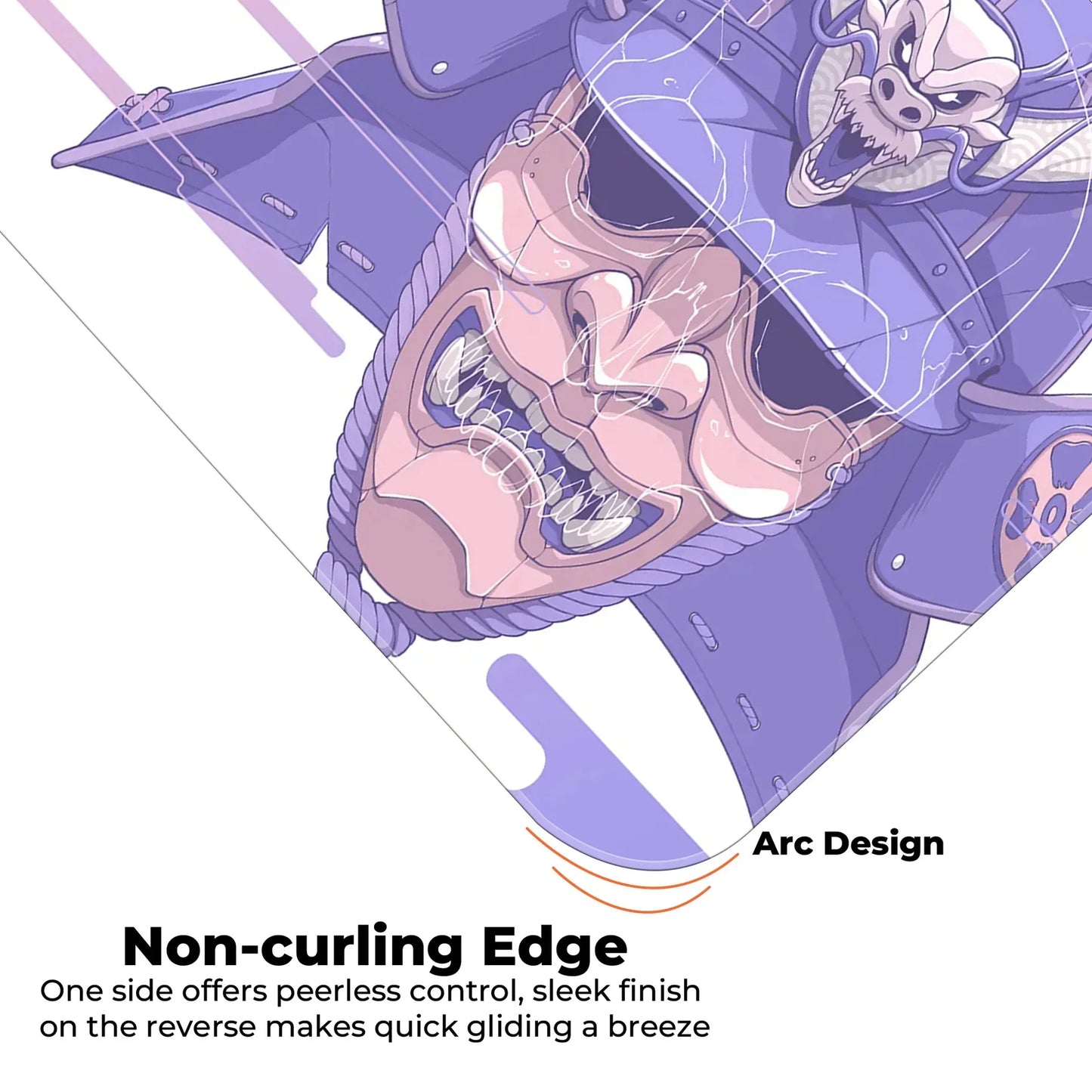 Cyber Oni - Peach - XL Mousepad