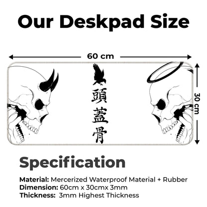 Devil or Angel - White - XL Mousepad