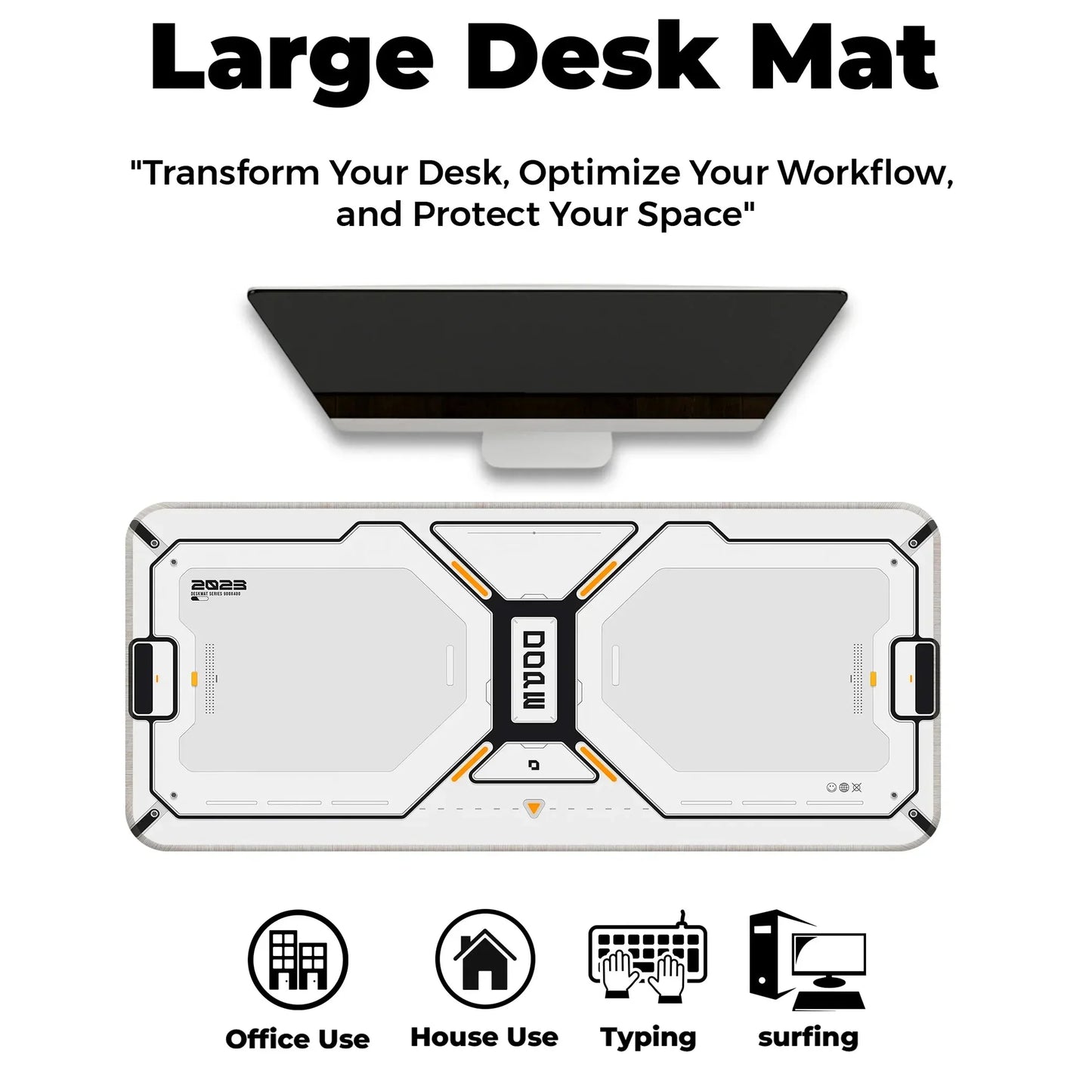 Dope Pattern - White - XXL Mousepad
