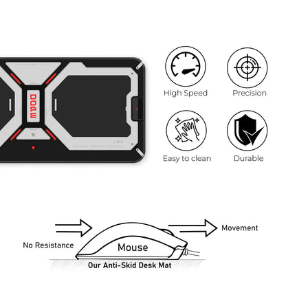 Dope Pattern - Black - E-XL Mousepad