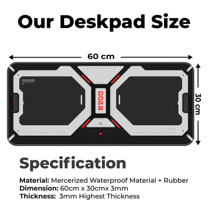 Dope Pattern - Black - XL Mousepad