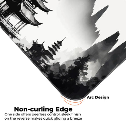Japanese Zen Temple - E-XL Mousepad