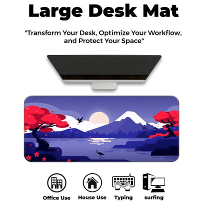 Mountains Art - Purple - XXL Mousepad