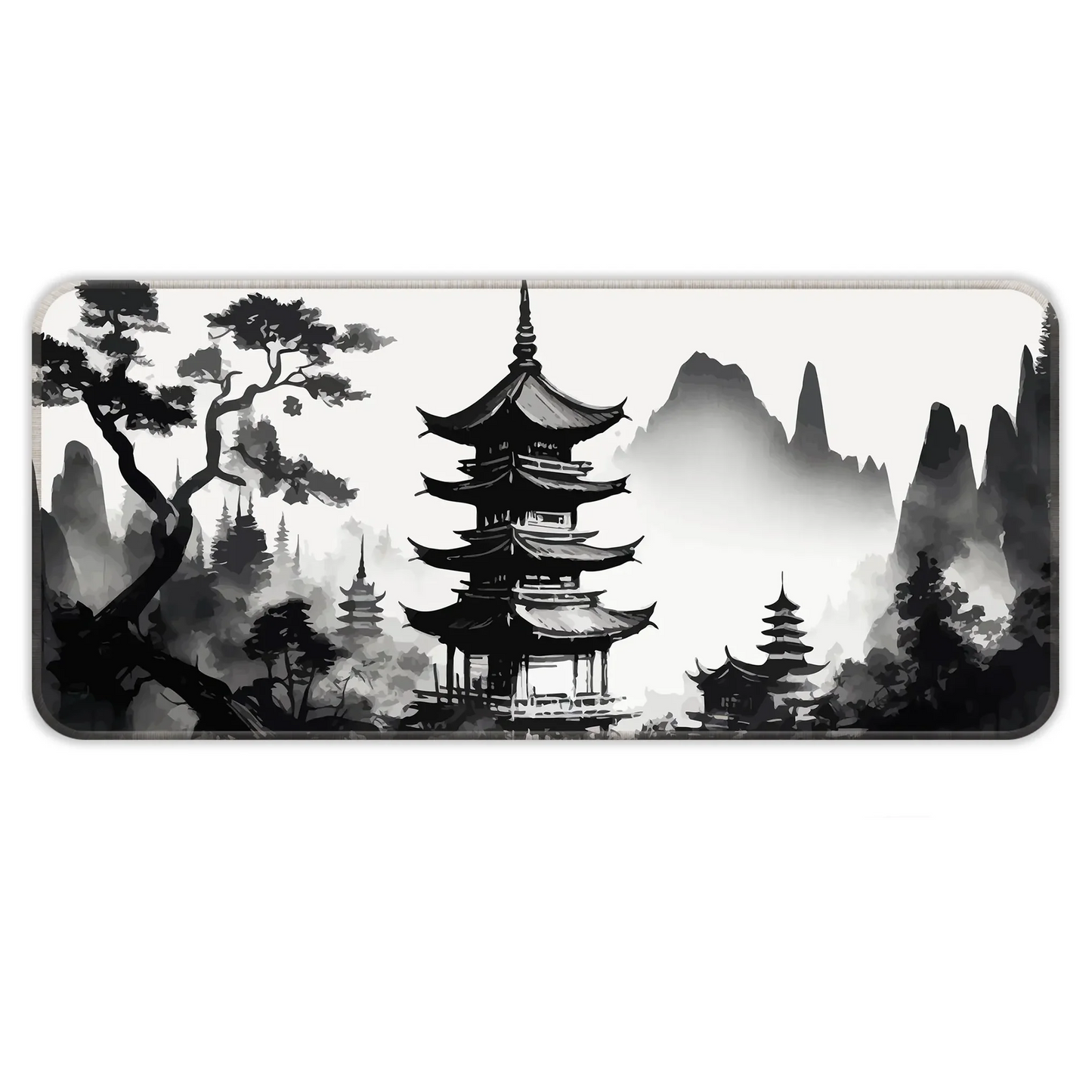 Japanese Zen Temple - XXL Mousepad
