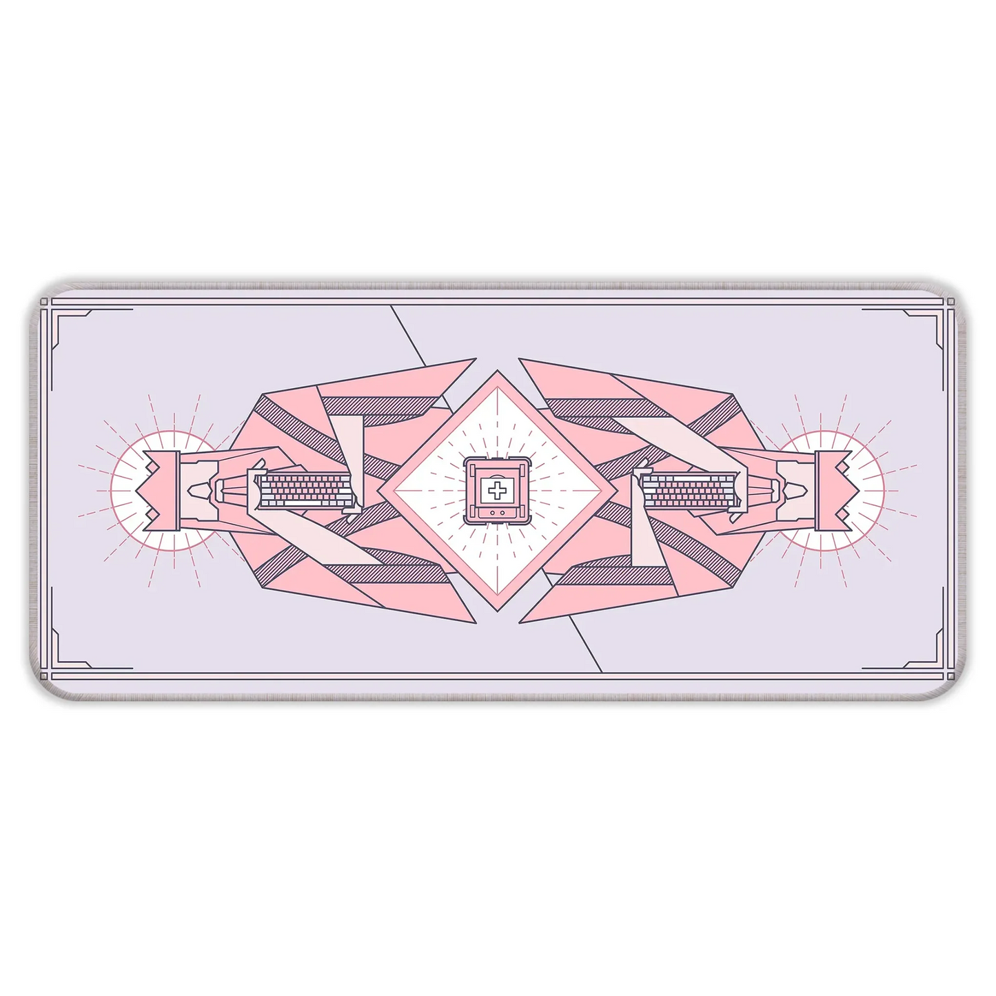 Minimal Keycap - Lavender - E-XL Mousepad