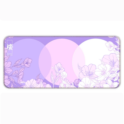 Sakura Circles - Lavender - XXL Mousepad