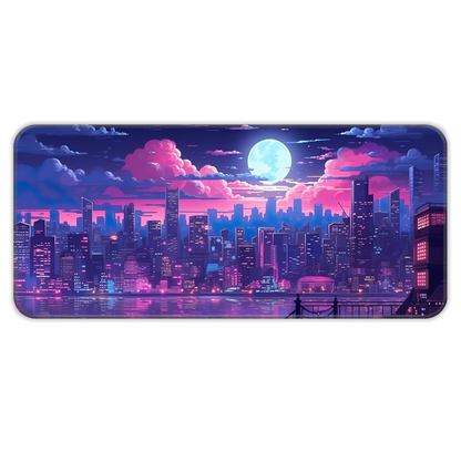 Midnight City Abstract - E-XL Mousepad
