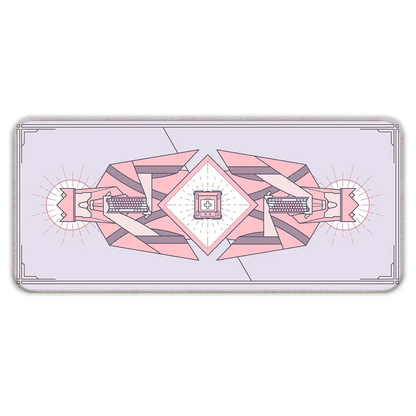Minimal Keycap - Lavender - XXL Mousepad