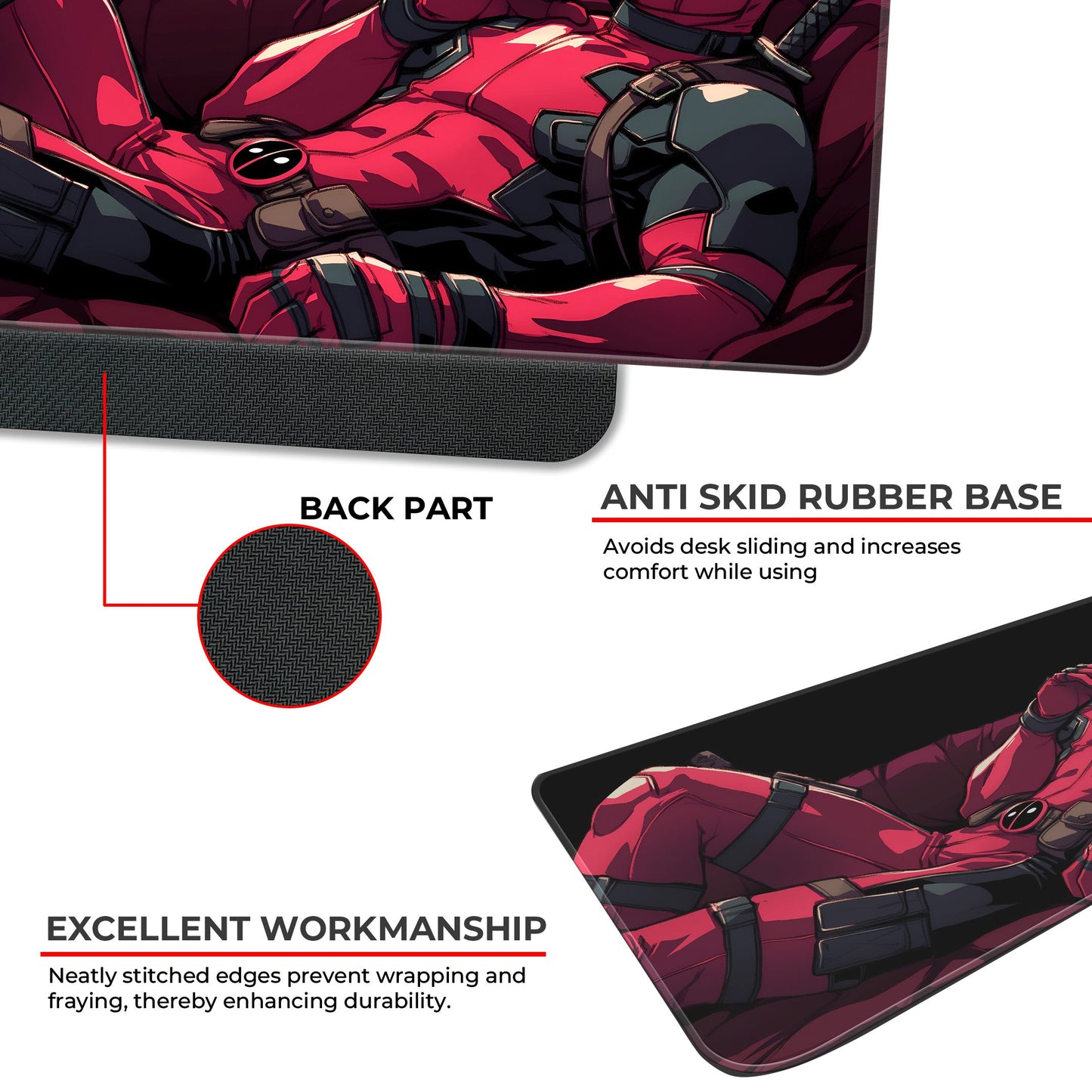 Chilling Deadpool - XXL Mousepad