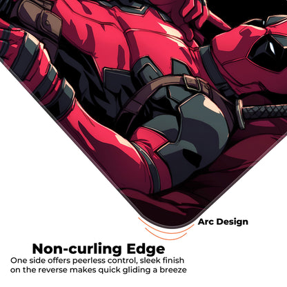 Chilling Deadpool - E-XL Mousepad