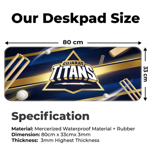 Gujarat Titans – E-XL Size Mousepad (Special Cricket Edition)