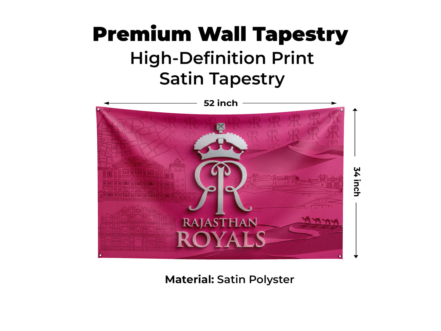 Rajasthan Royals - Special Cricket Edition Tapestry