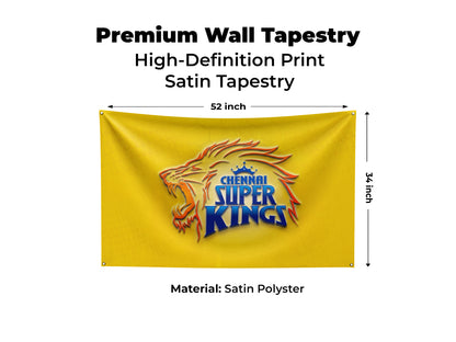 Chennai Super Kings - Special Cricket Edition Tapestry