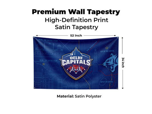 Delhi Capitals - Special Cricket Edition Tapestry