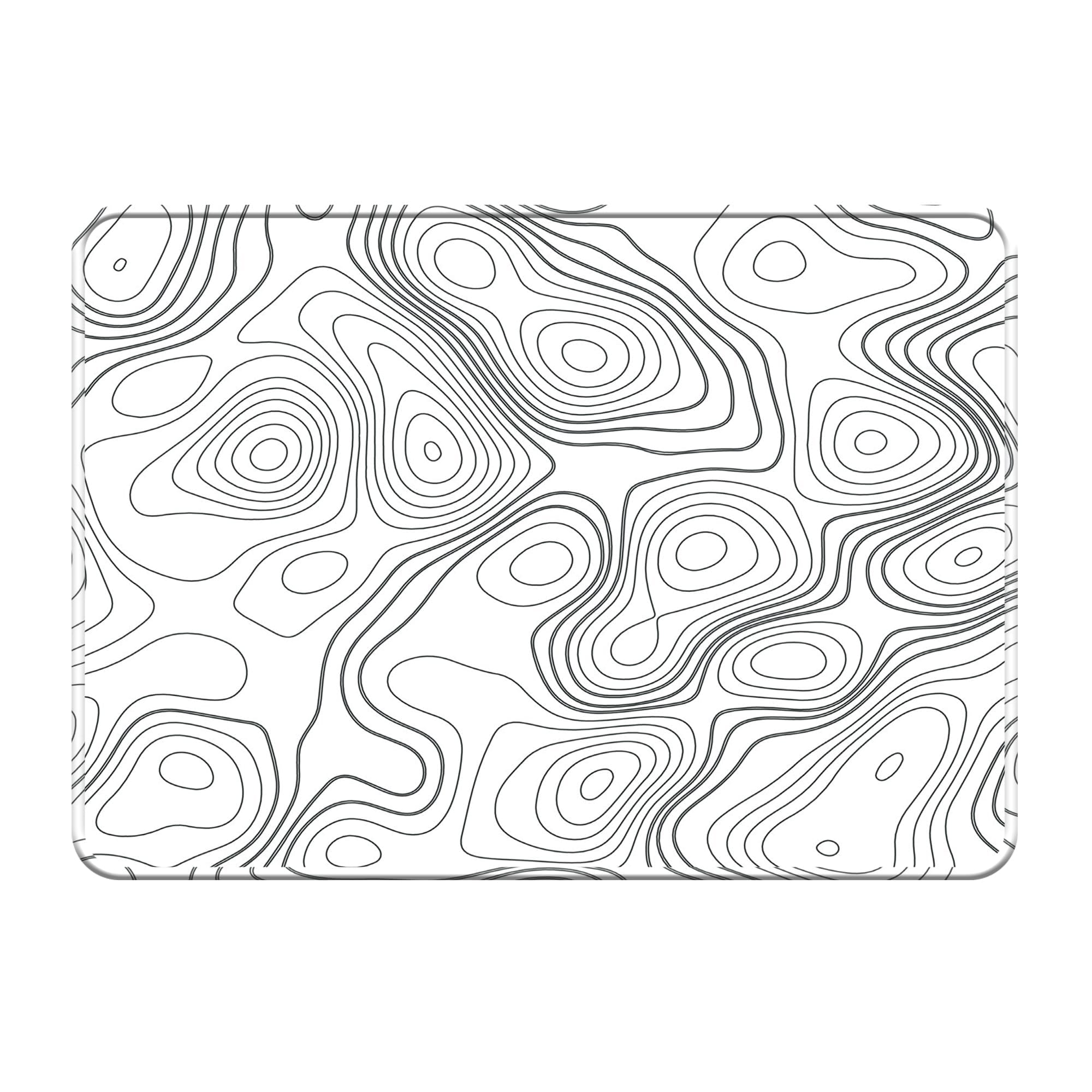 124small-mouse-padwp11829508-topographic-white-wallpapers.jpg White Topography - S Size Mousepad - Image 1