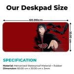 Itachi - Minimal - II - XL Mousepad - Image 2