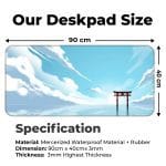 Tori Gate - Sunny Day - XXL Mousepad - Image 2