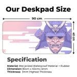 Cyber Oni - Peach - XXL Mousepad - Image 2