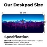 Mountains Abstract - XL Mousepad - Image 2