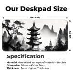 Japanese Zen Temple - XXL Mousepad - Image 2