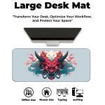 Oni Mask - Light - XL Mousepad - Image 6