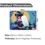 Tanjiro Kamado - S Size Mousepad - Image 2