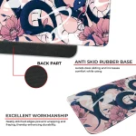 Sakura Snakes - Blue - XL Mousepad - Image 3